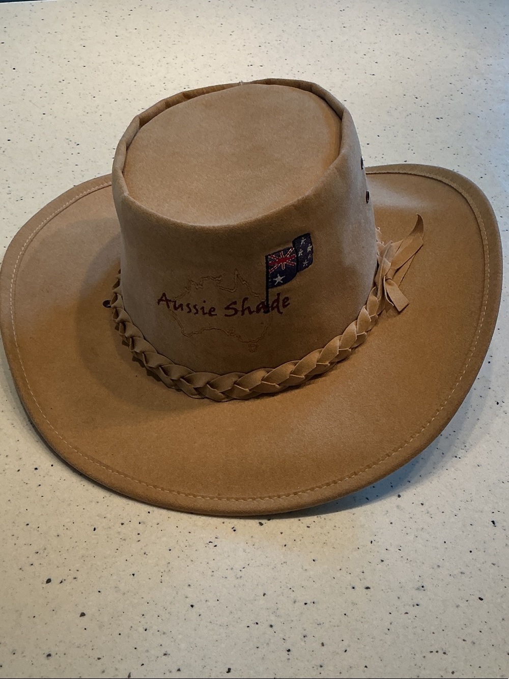 Aussie Shade Tan Suede Outback Hat